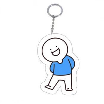 蜜丝刘新品伊蕾娜挂件小蓝和他的朋友幼年钥匙扣亚克力挂件可爱钥匙链