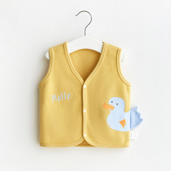 儿童韩版马甲春秋外穿婴儿背心薄款宝宝小马夹男童幼儿坎肩春秋装姜