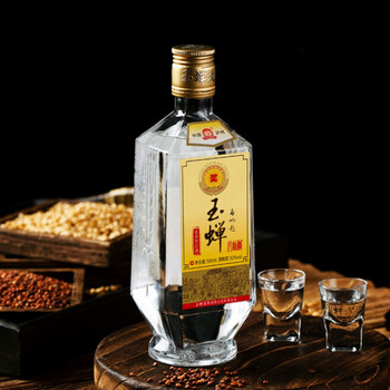 5折 玉蝉大曲80版 500ml/瓶 玉蝉老酒 玉蝉大曲光瓶 52度 浓香型 固态