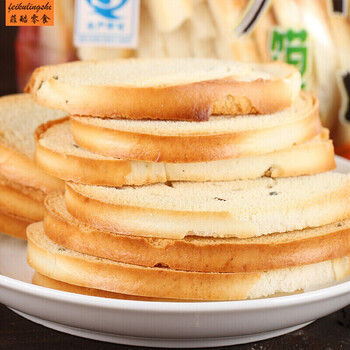 5折dj优选山西特产馍干15010包烤馍片馒头干原味特产咸馒头馍干1500克