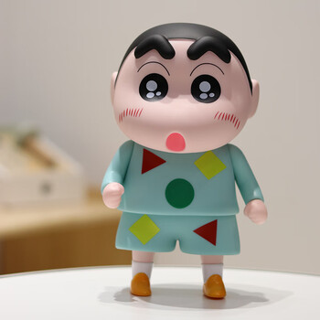 11大号蜡笔小新手办模型玩具公仔潮玩客厅摆件生日礼物送男女孩青色