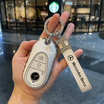 润华年2022款奔驰钥匙套新c级c260lc200l新s级s400ls450l汽车包女壳扣