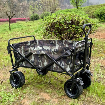 钓鱼拉车钓鱼拉杆箱钓鱼折叠手拉车露营手推车小拉车钓鱼拉杆车便携式