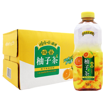 娃哈哈呦呦蜂蜜柚子茶茶饮料1l12瓶蜂蜜柚子茶茶饮料1l12瓶