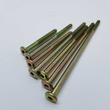 儿童床长螺丝家具连接配件扣配件固定通用实木螺丝紧固件床螺丝钉 6mm