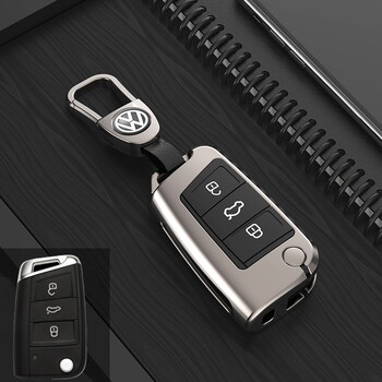 适用于大众凌渡钥匙套朗逸plus宝来速腾高尔夫7途观l途昂汽车钥匙包
