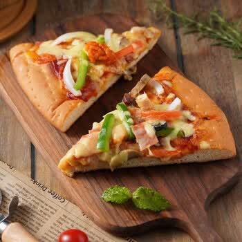披萨】美享时刻 超级至尊pizza100g/盒 至尊三角芝士pizza饼胚半成品