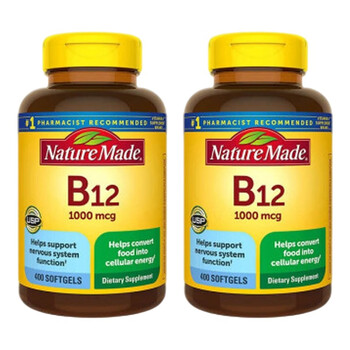 天维美维生素b12胶囊钴胺素营1000mcg400粒两瓶装