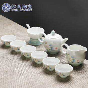 苏氏陶瓷（SUSHI CERAMICS） 茶具套装天香茶壶茶杯陶瓷功夫茶具礼盒装（茶壶）