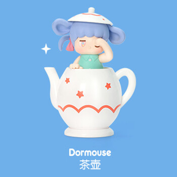 爱丽丝梦游仙境盲盒潘神爱丽丝梦游仙境系列盲盒公仔茶壶茶壶不支持