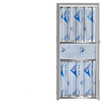 乾爵 不锈钢门简易大门门厕所门阳台门家用房间门出租屋门 含锁80*200