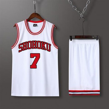 腾讯体育nba官方旗舰店同款灌篮高手球衣湘北队篮球服套装男女樱木