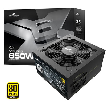 长城（Great Wall）额定650W X6金牌全模电脑电源（双8PIN/漏电监测/全电压/单路12V/70cm长线材）