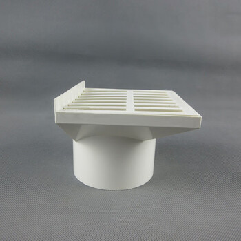 侧排式雨水斗雨水口屋顶排水天台地漏盖下雨水pvc 110侧排地漏