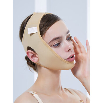 鱼跃(yuwell)同款怀美弹力头套 面部线雕吸脂术后辅助塑形面罩 双下巴