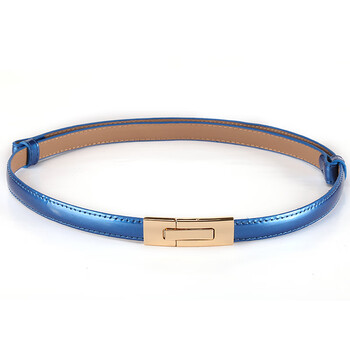 新年装腰带女装饰女士腰带细时尚百搭小皮带白色裤带女生裙带哈璐亚