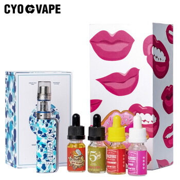 CYOVAPE 电子烟时尚套装 JUNIOR 大烟雾30w蒸汽烟礼盒（电子烟+雾化芯+烟油4瓶一套齐全）