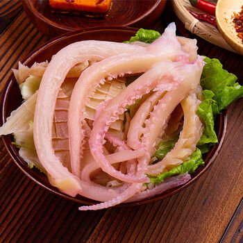 火箭鱿鱼花1斤鱿鱼须冷冻墨鱼花海鲜生鲜火锅食材批发冒菜 1斤鱿鱼花