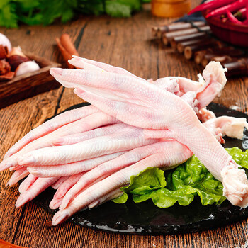 果鲜岛4斤新鲜生鸭爪大鸭掌冷冻鸭脚生鲜鸭货卤货食材2斤带骨鸭掌