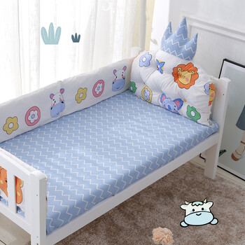 防撞床围学生床床围栏防摔宝宝拼接床围软包婴童纯棉防撞围挡布可拆洗