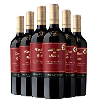 del diablo) 特选珍藏干红葡萄酒 智利原瓶原装进口红酒 赤霞珠红葡萄