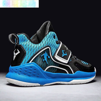 耐尅联名篮球鞋男专用训练球战靴弹跳力好的球鞋黑色42