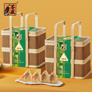 1907荃盛韵味粽子礼盒装嘉兴粽蛋黄肉粽甜粽鸭蛋绿豆糕礼品端午节团购