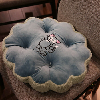 达克鸭卡通圆形坐垫女学生教室凳子垫子椅垫冬儿童小屁垫软加厚榻榻米