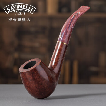 沙芬SAVINELLI 意大利进口烟斗石楠木男女士烟斗大号670L草专用斗 【670斗型 葡萄园NEW】