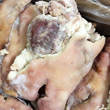 冷冻猪头肉去骨新鲜半成品猪脸无骨半熟冻卤菜江浙沪皖