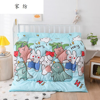 磨毛儿童被子卡通肤保暖宝宝幼儿园秋冬被棉被萌趣可爱婴儿童抱被盖被