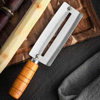 高碳钢甘蔗刀削皮刀菠萝去皮神器商用不锈钢水果甘蔗削皮刀甘蔗刀