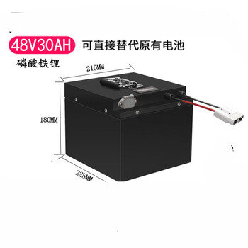 电动车铁锂电池大容量48v60v72v100ah汽车四轮动力三轮车电瓶 铁锂48v