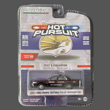 优束greenlight绿光1 64车模热力追踪警车系列 福特 道奇 雪佛兰 黑