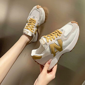 女鞋专柜官方同款机械老爹鞋女透气百搭运动鞋小蛮腰阿甘老爹鞋女款