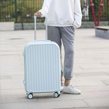 书簏行李箱大容量男学生拉杆箱密码箱小型皮箱子薄荷绿20寸