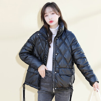 俞兆林女装 棉服女短款韩版棉衣女宽松时尚立领加厚外套女士冬装棉袄