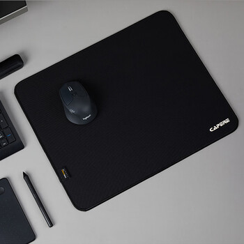 CAPERE(铠雷)防水尼龙鼠标垫 CORDURA防泼水耐磨顺滑电脑外设竞技游戏垫 防水垫中号黑色【1代】440x350x4mm