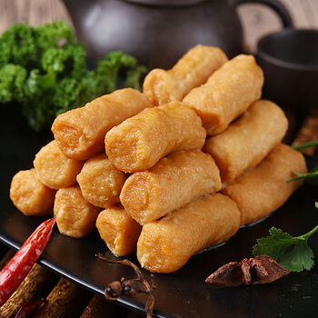 鱼肉卷鱼味卷海鲜丸子关东煮冷冻火锅食材麻辣烫火锅丸子配菜5斤甜不