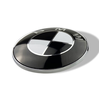 雷静适用于宝马款车标1系2系3系4系5系引擎盖标x1x5x6m2改装3d纯黑