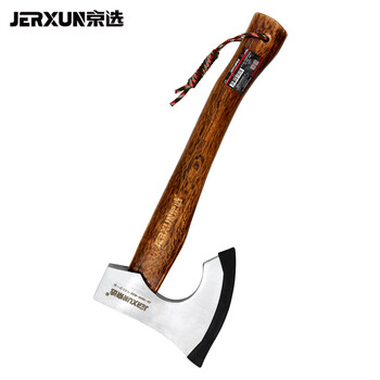京选(JERXUN)920g木工斧头木柄钢刃斧户外野营砍树家用劈柴剁骨木工多功能斧子