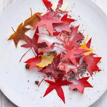 特产优联玖纹豹网红冷菜会所凉菜山楂皮片烈焰红唇山楂鹅肝酱果丹皮