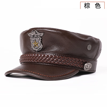 德朔船长帽新款帽子秋韩版机车帽男女休闲时尚中青年百搭冒孑鸭舌帽