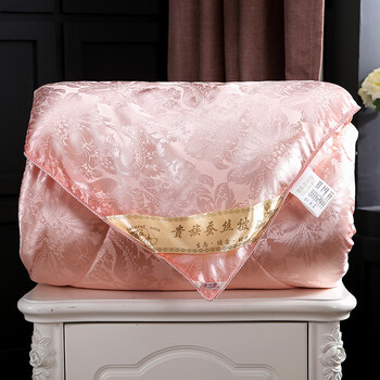 蚕丝冬被芯保暖冬被四季被子双人加厚冬被提花面料蚕丝木棉蚕丝被子