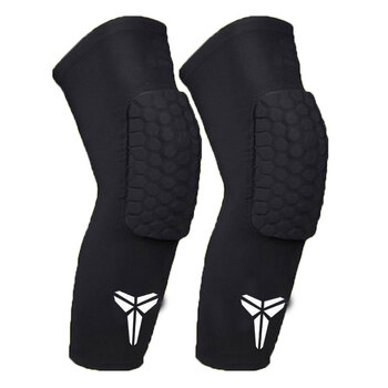 两只黑色长款科比标护膝 xxl