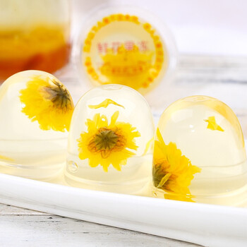 农科院研发零食云南特产鲜花果冻玫瑰花菊花茉莉送女友果冻鲜花布丁