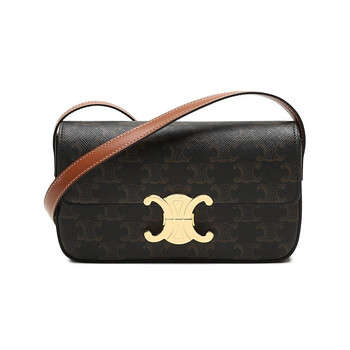 女包赛琳思琳celine女士涂层帆布triomphe手提单肩包194142cuz04lu炭