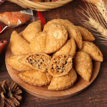 好来屋潮汕特产 零食小吃特产 油酥饺油角酥角炸饺子 潮州传统美食 4