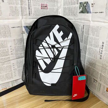 nike书包双肩包士大学生初中生高中背包生大容量女轻便旅行 大标抽绳