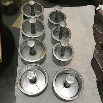 竹筒饼模具纯手工制作花生糖竹筒饼米饼模具工具烘焙器具厨房囍字5cm